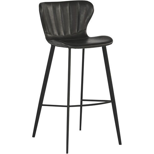 Arabella 40.5 inch Bravo Portabella / Polo Club Kohl Grey Barstool